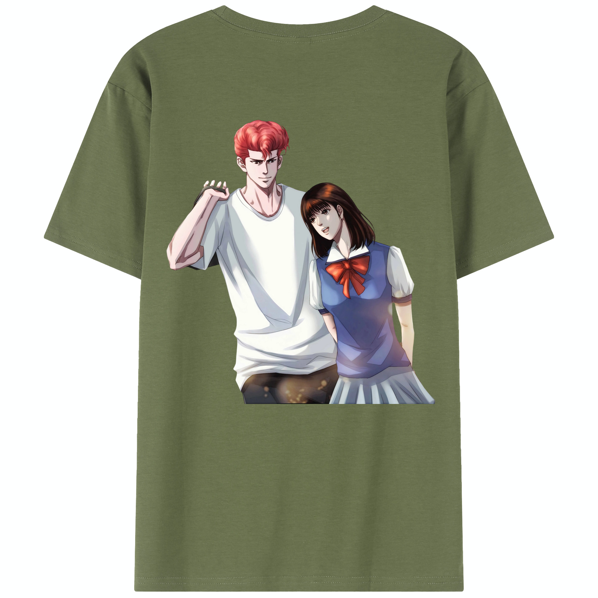 SLAM DUNK／スラムダンク 綿100％半袖Tシャツ（背面プリント）
